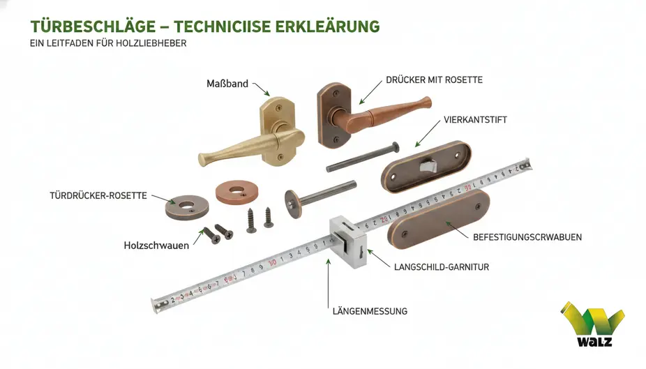 Nahaufnahme einer WC-Rosette mit Schlitz für Notentriegelung an einer Badezimmertür
