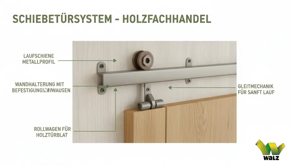 Beratungssituation mit Aufmaßskizze für eine Schiebetür