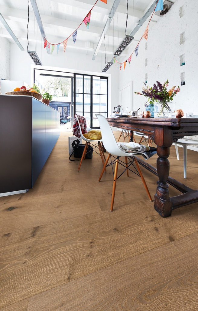Meister Lindura-Holzboden HD 400 naturgeölt 2200 x 270mm Eiche authentic greige 08905