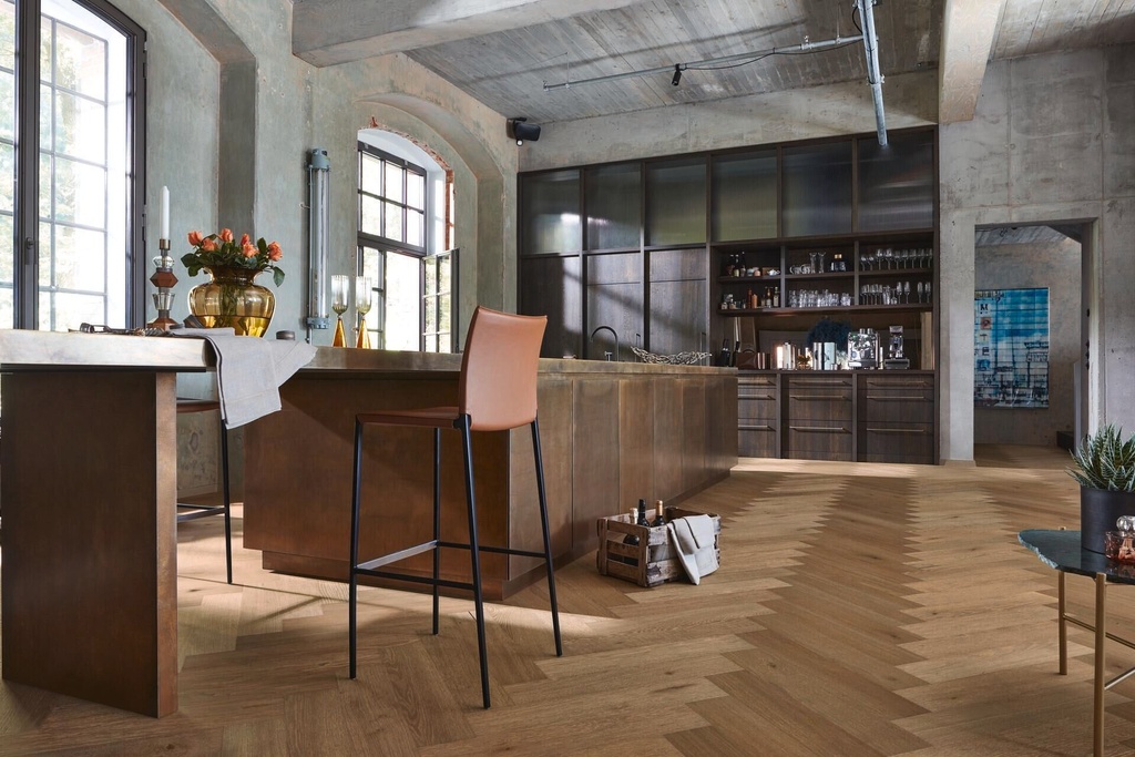 Meister Lindura-Holzboden HS 500 ultramattlackiert Eiche classic greige 08931