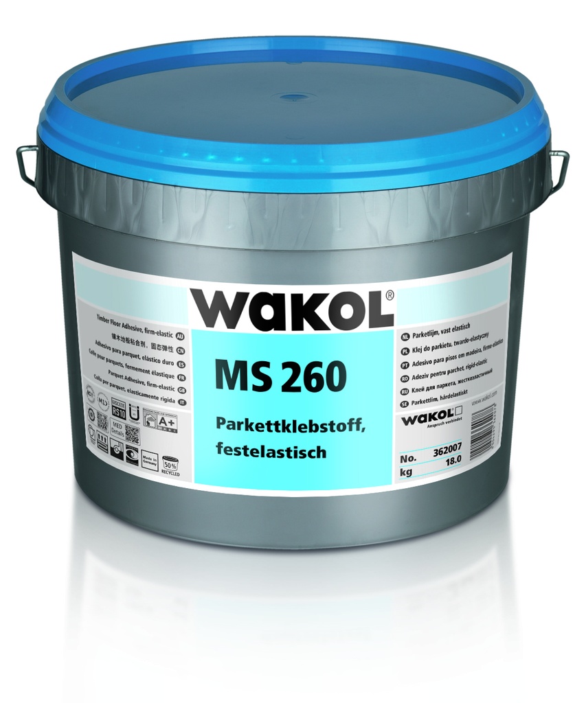 Parkettklebstoff Wakol MS 260 festelastisch 18 Kg