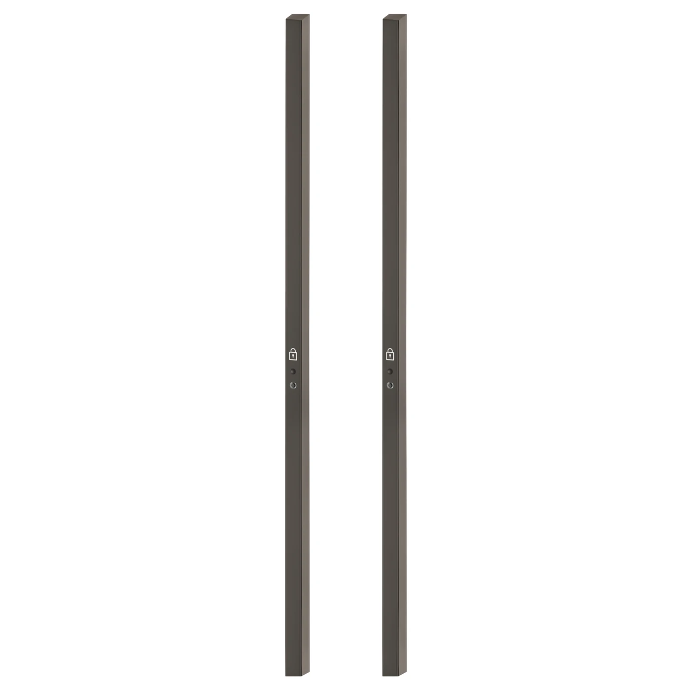 Griffwerk Griffleiste PLANEO s2l GS_49017 - Oberfläche: Kaschmirgrau, Schließart: Smart2Lock Din Ls