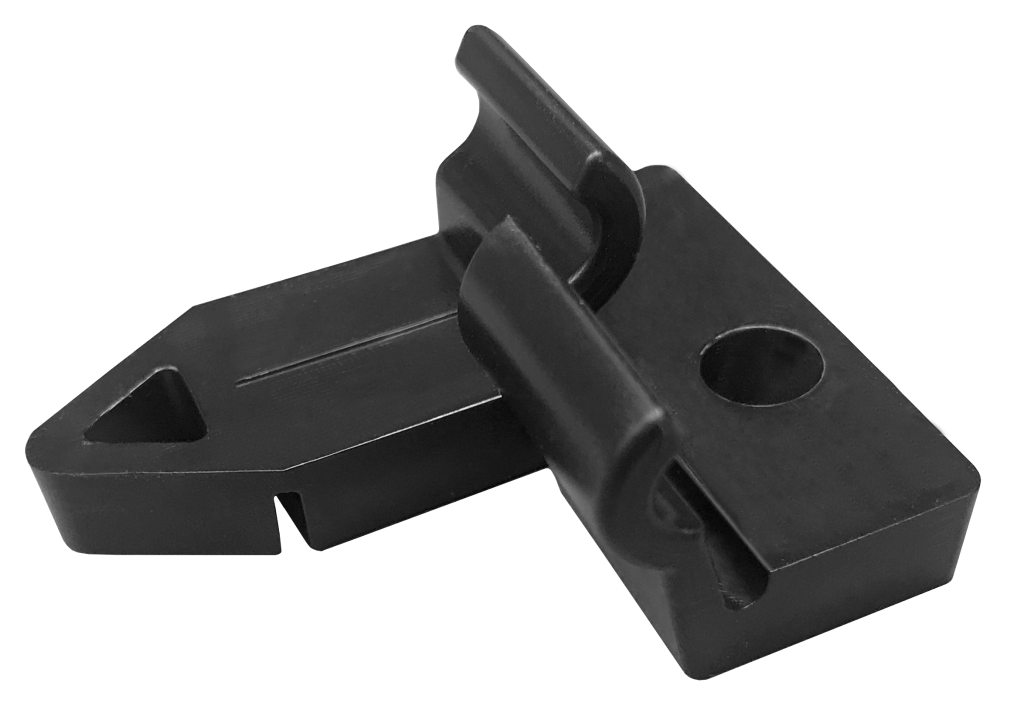 TENI Terrassenclip - unsichtbarer, elastischer Terrassenverbinder für Hohlkehlprofil | für Aluminium-/Holzunterkonstruktion - Typ: Holz-UK