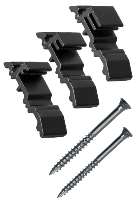 FUGO Typ 5, 8 & 12- Distanzhalter für Rhombusleisten & -Zäune - Schrauben: A1 70mm, Typ: Fugo 8