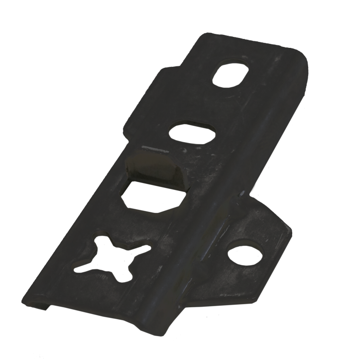 DILA 2/17 Edelstahl Terrassenclip | verdecktliegende Befestigung - Verpackung: 400 Stk., Typ: Schwarz