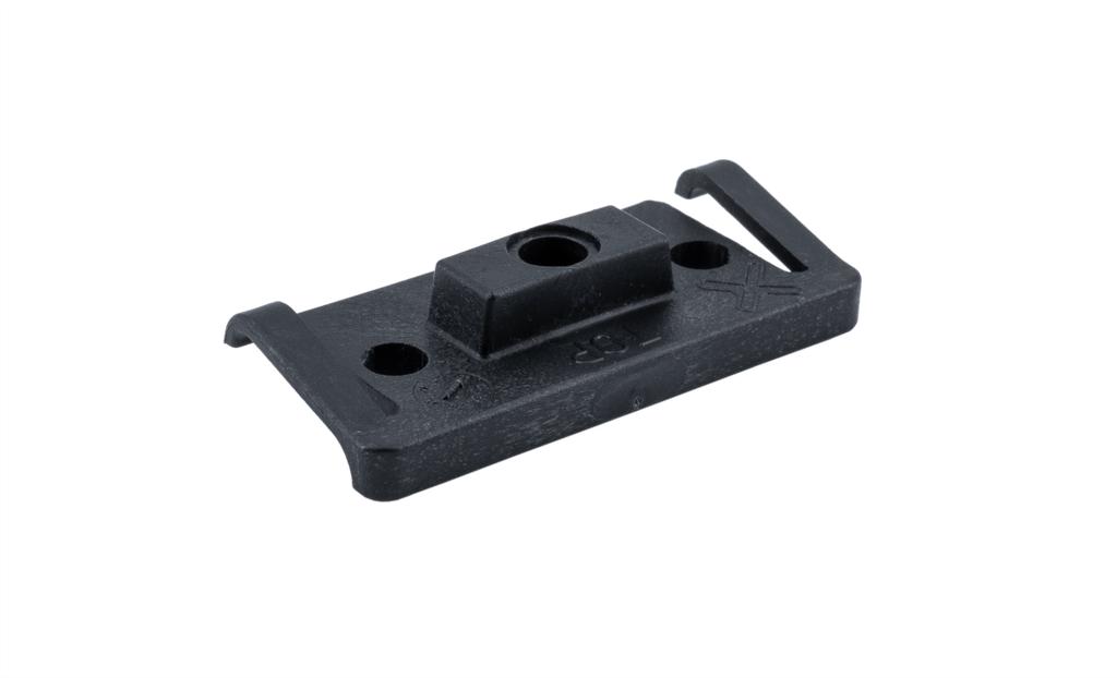 PLATA P WPC- & BPC-Terrassenclip - unsichtbarer Edelstahl Terrassenverbinder - Schrauben Länge in mm: 34, Schrauben Typ: A1, Farbe Schrauben: Schwarz (nicht in A4 möglich)