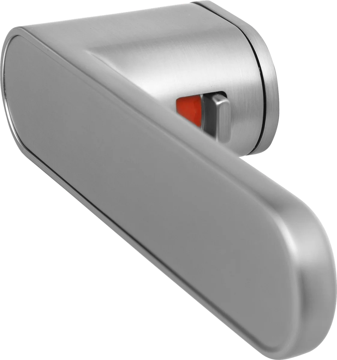 Griffgarnitur "Minimo R"  - Schließart: Verschließbar, Oberfläche: Silbergrau