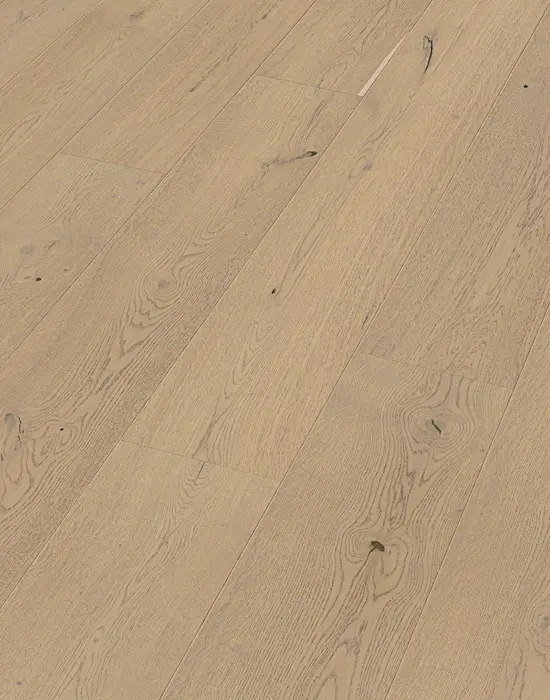 Meister Lindura-Holzboden HD 400 ultramattlackiert 270 mm - Dekor: Eiche authentic sandgrau 20226