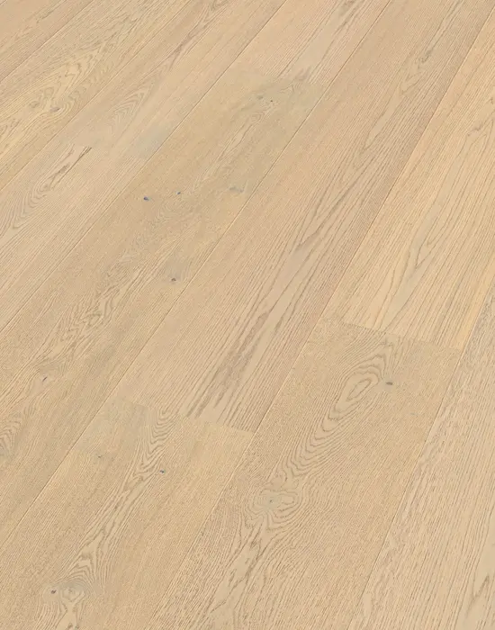 Meister Lindura-Holzboden HD 400 ultramattlackiert 270 mm - Dekor: Eiche lebhaft milchcreme 20228