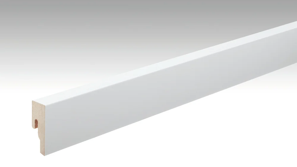 Fußleiste Profil 8 PK - Dekor: Weiß DF (streichfähig) 02222