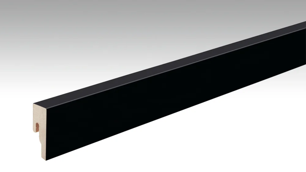 [200015-2380-02277] Fußleiste Profil 8PK (Schwarz DF 02277)