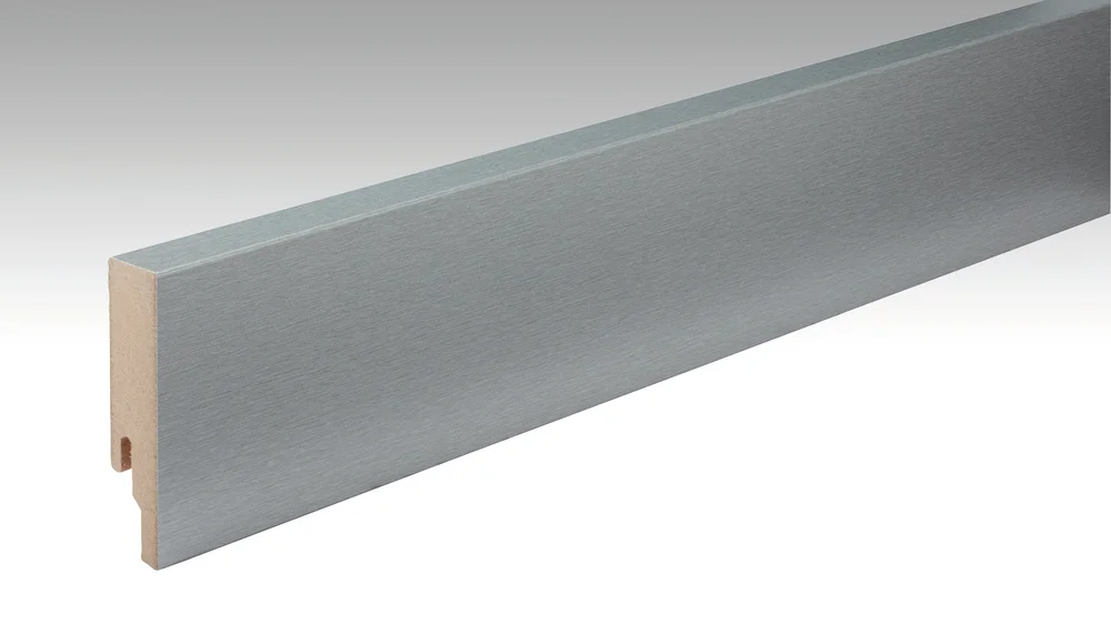 Fußleiste Profil 9PK - Dekor: Edelstahl DF