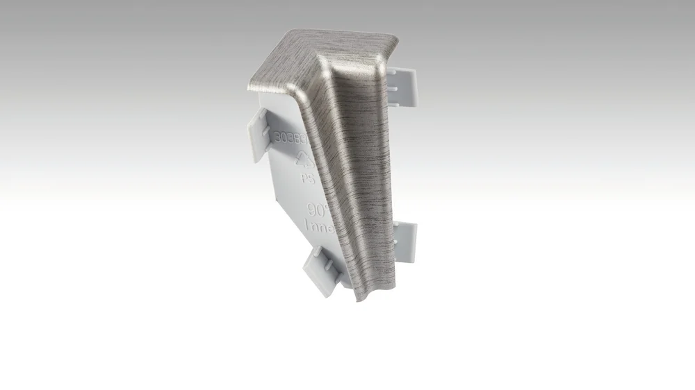 Eckensystem Profil 3 PK Innenecke - Dekor: Edelstahl 02002