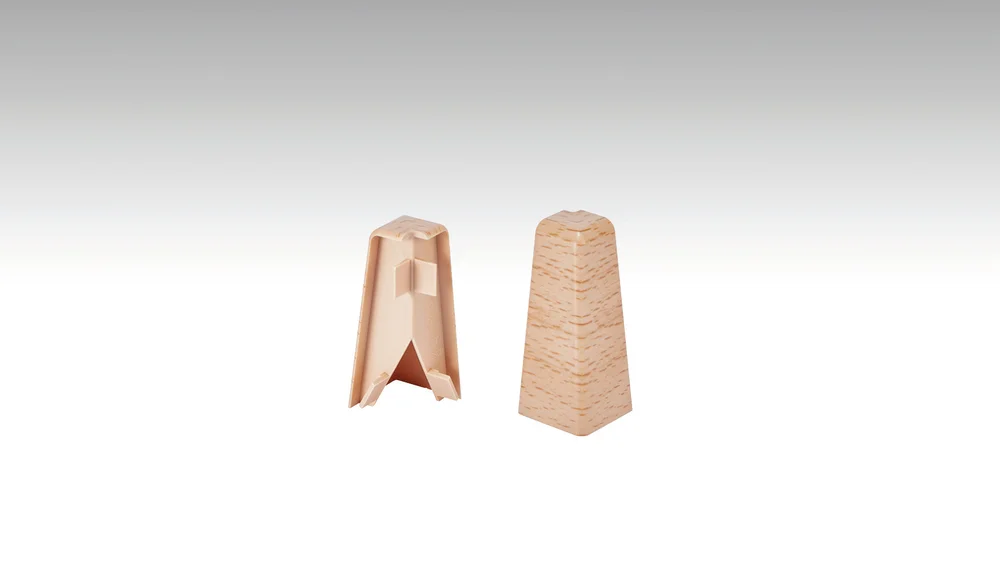 Außenecke Profil 3 PK - Dekor: Buche 02011