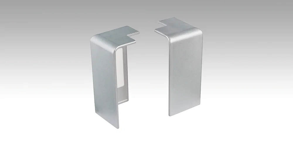 [800034-02-02038] Außenecke Profil 15MK | 15 F MK | 20PK | 20 PK (Edelstahl 02038)