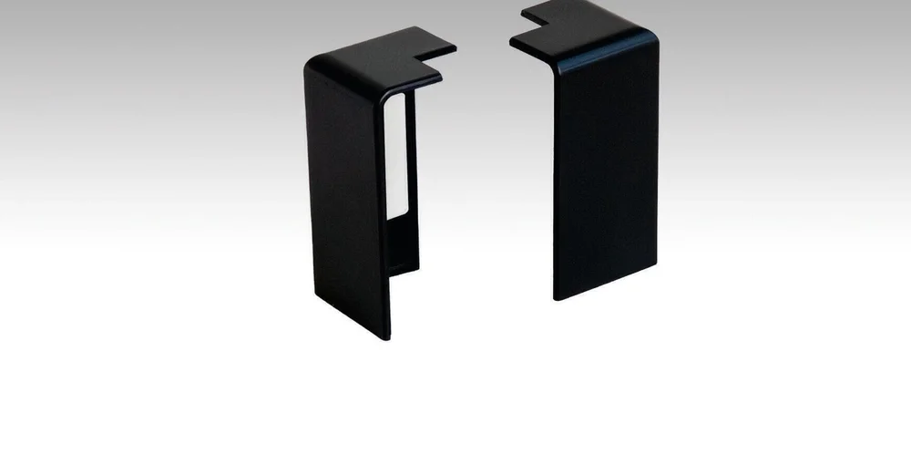 Außenecke Profil 15MK | 15 F MK | 20PK | 20 PK Aqua - Dekor: Schwarz 02039