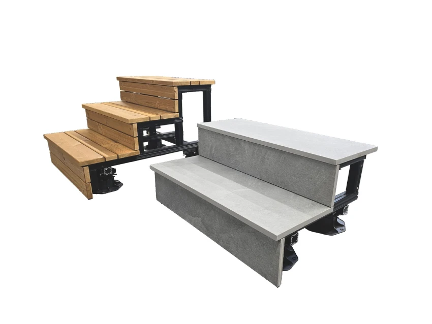 VARIO-Systemtreppe; 2-stufig; Platten