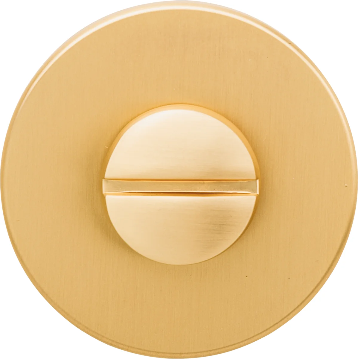 Griffwelt Design Rosette Round - Oberfläche: Gold matt, Schließart: WC