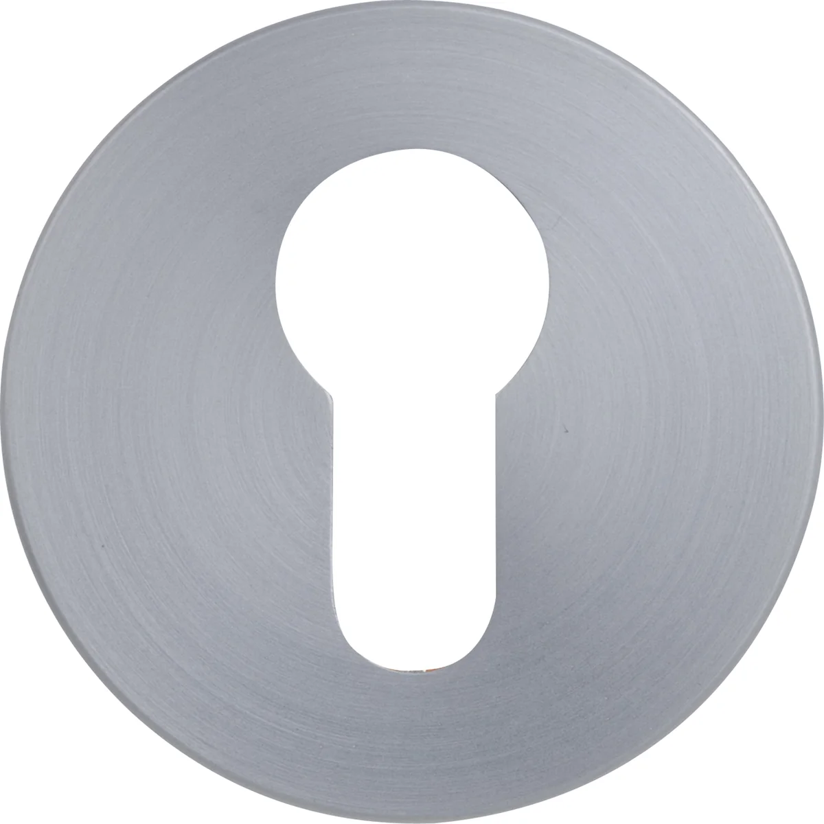 [ZB3601PZ] Griffwelt Design Rosette Round (Silbergrau, Profilzylinder)