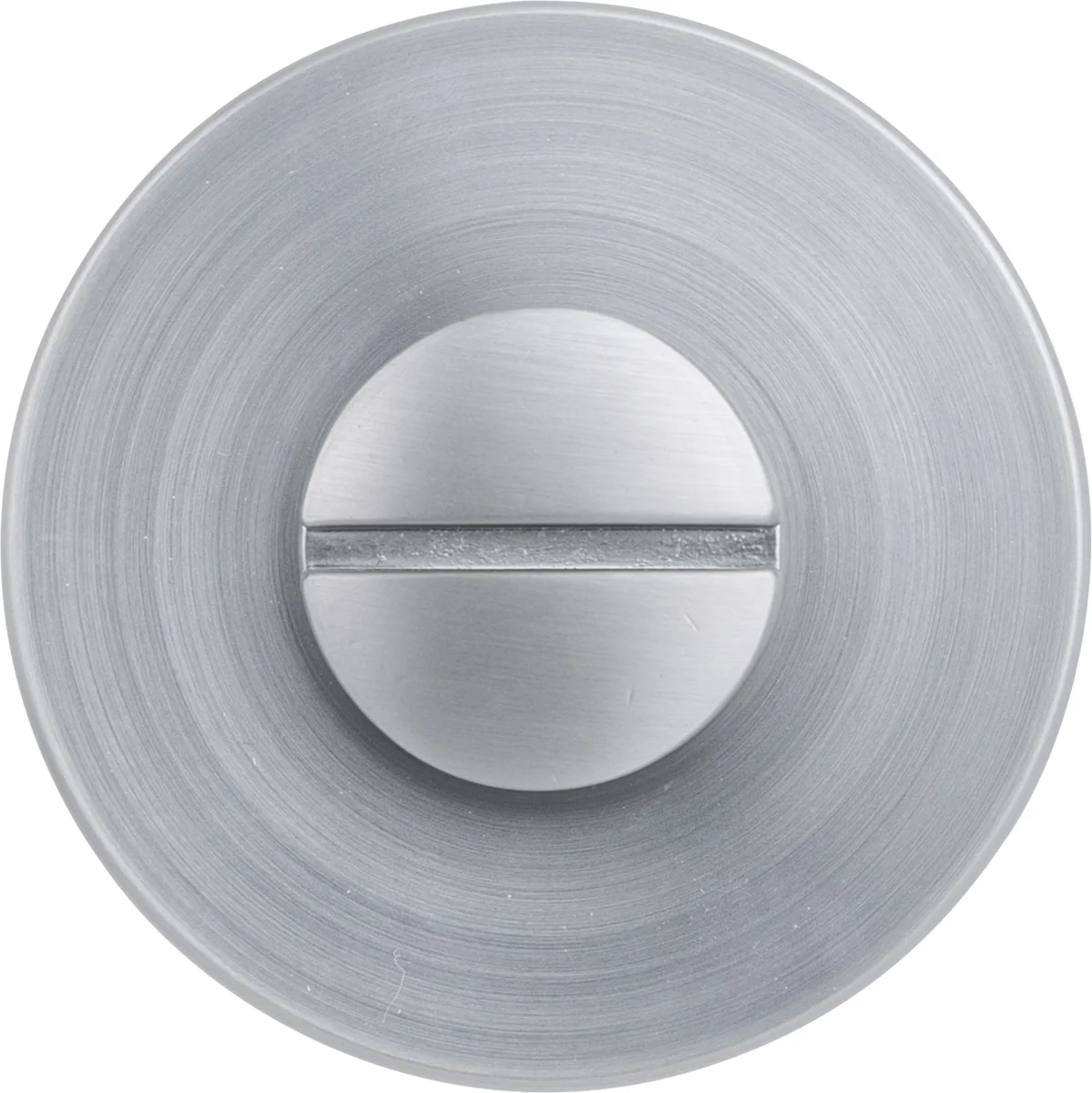 Griffwelt Design Rosette Round - Oberfläche: Silbergrau, Schließart: WC