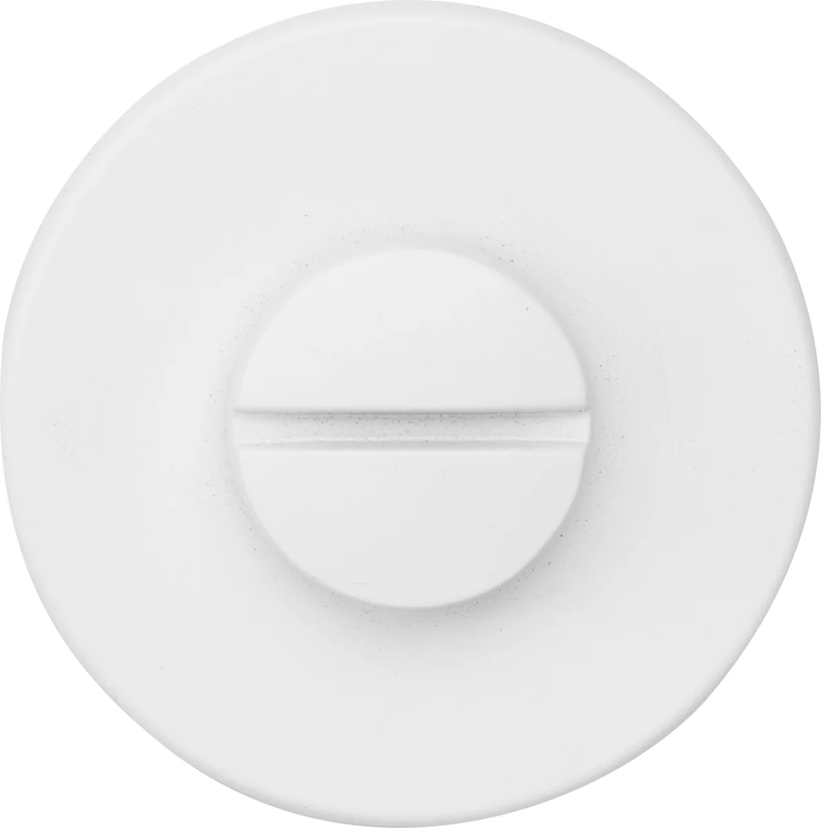 [ZB3632WC] Griffwelt Design Rosette Round (Weiß matt, WC)