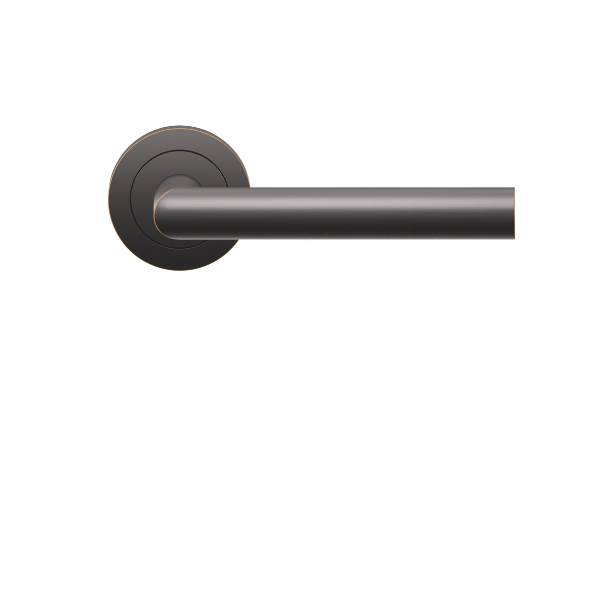 Karcher Drückergarnitur "Rhodos" ER28 - Oberfläche: Antik Bronzeoptik, Verriegelung: Ohne Schlüsselrosette