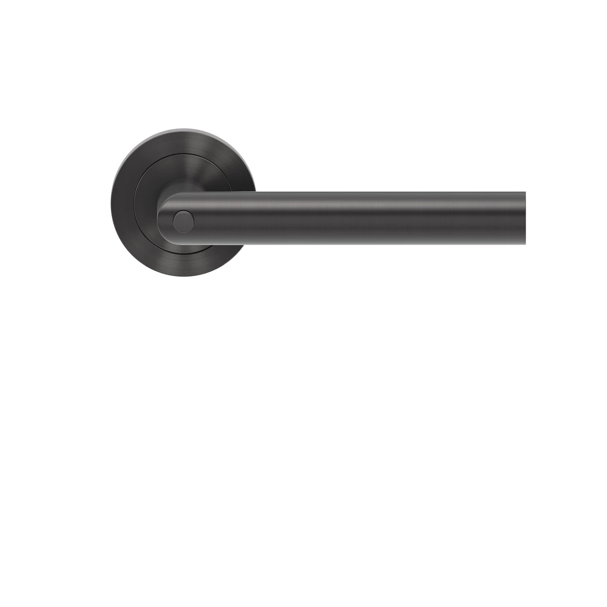 Karcher Drückergarnitur "Rhodos" ER28 - Oberfläche: Titan Grau, Verriegelung: KD Basic Privacy rechts