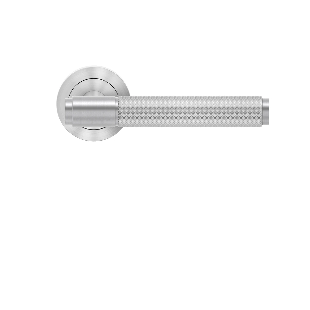 [ER90B 0S 71] Karcher Drückergarnitur "Studio Select" ER90B - Oberfläche: Edelstahl matt, Verriegelung: Ohne Schlüsselrosette (Edelstahl matt, Ohne Schlüsselrosette)