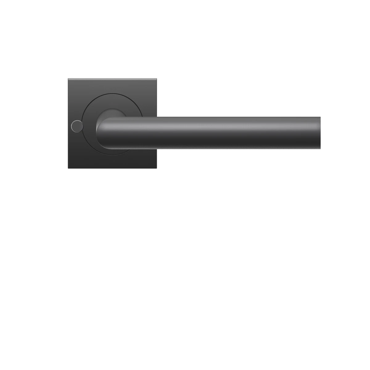 [ER28Q S9 83] Karcher Drückergarnitur "Rhodos" ER28Q (Kosmos Schwarz, KD Comfort Privacy)