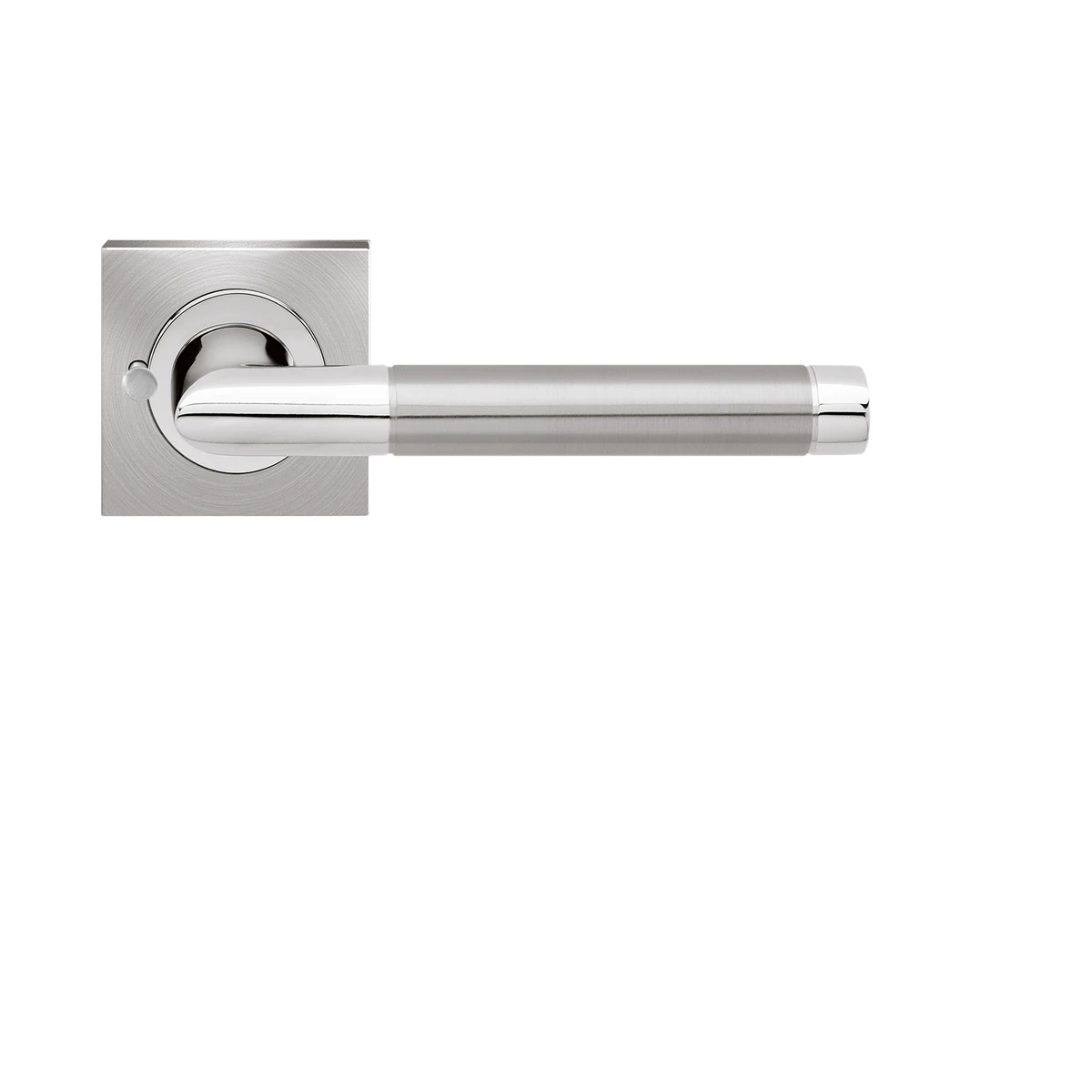 [ER37Q S9 73] Karcher Drückergarnitur "Verona" ER37Q (Edelstahl poliert / matt, KD Comfort Privacy)