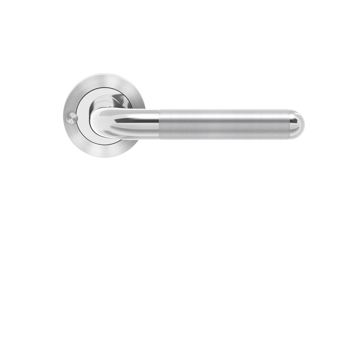 [ER35 S9 73] Karcher Drückergarnitur "Lignano Steel" ER35 (Edelstahl poliert / matt, KD Comfort Privacy)