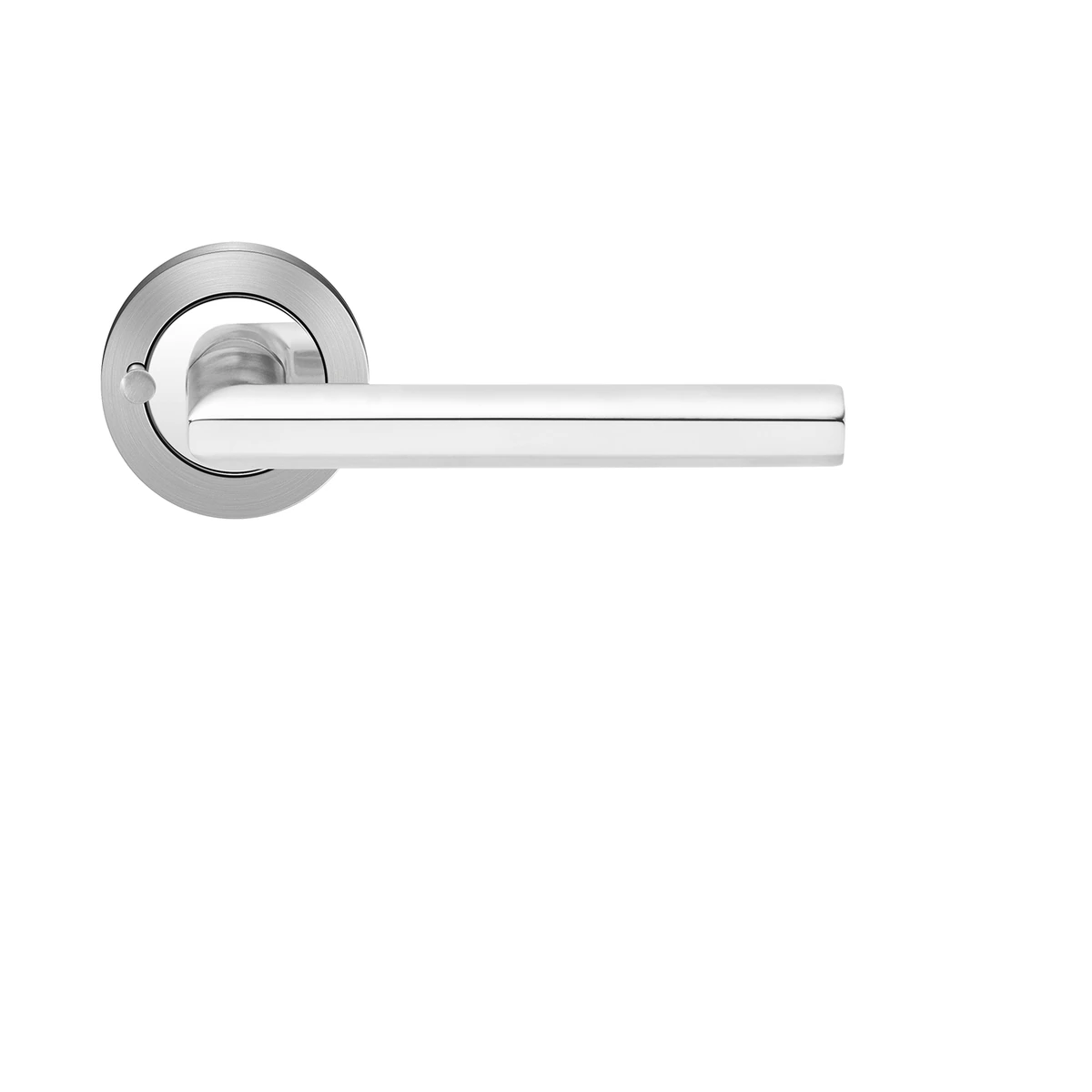 Karcher Drückergarnitur "Porto" ER43 - Oberfläche: Edelstahl poliert / matt, Verriegelung: KD Comfort Privacy