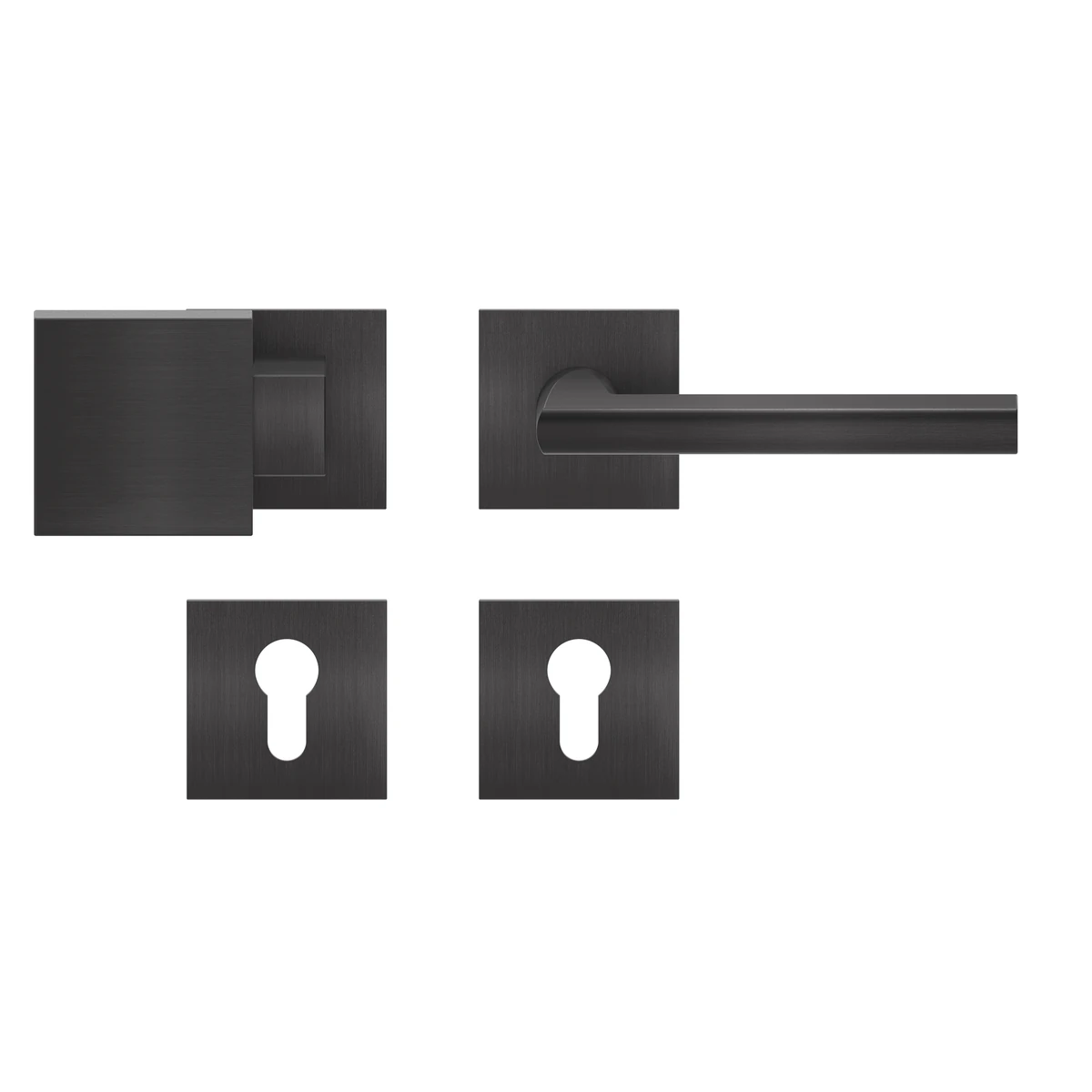 [EPL54Q WG RL 89] Karcher Drückergarnitur "Montana" EPL54Q (Wechselgarnitur (links/rechts))