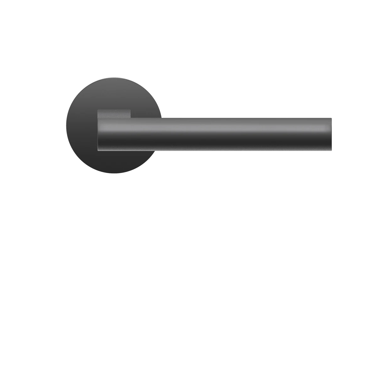 [EPL45 0S 83] Karcher Drückergarnitur "Madeira" EPL45 (Kosmos Schwarz, Ohne Schlüsselrosette)