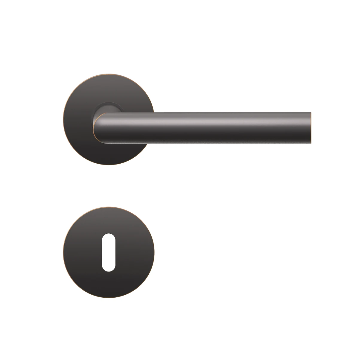 Karcher Drückergarnitur "Rhodos" EPL28 - Oberfläche: Antik Bronzeoptik, Verriegelung: Buntbart