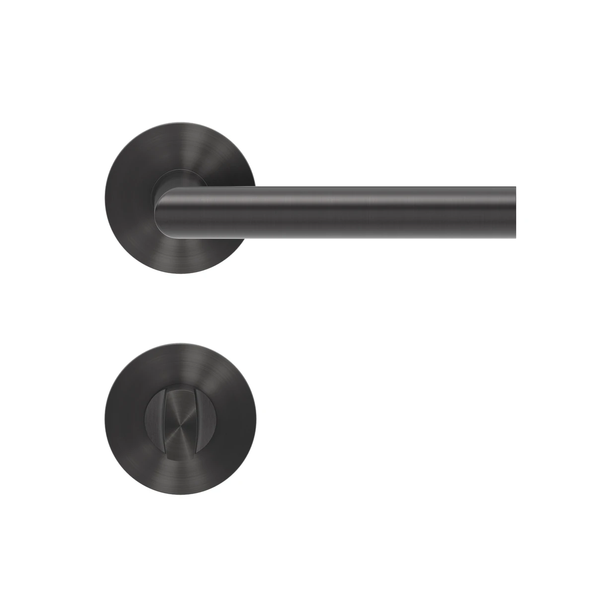 [EPL28 BAD 89] Karcher Drückergarnitur "Rhodos" EPL28 (Titan Grau, Bad/WC)