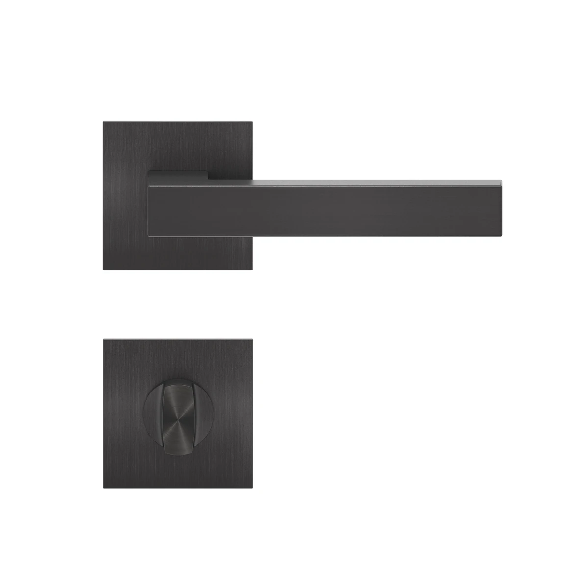 [EPL46Q BAD 89] Karcher Drückergarnitur "Seattle" EPL46Q (Titan Grau, Bad/WC)