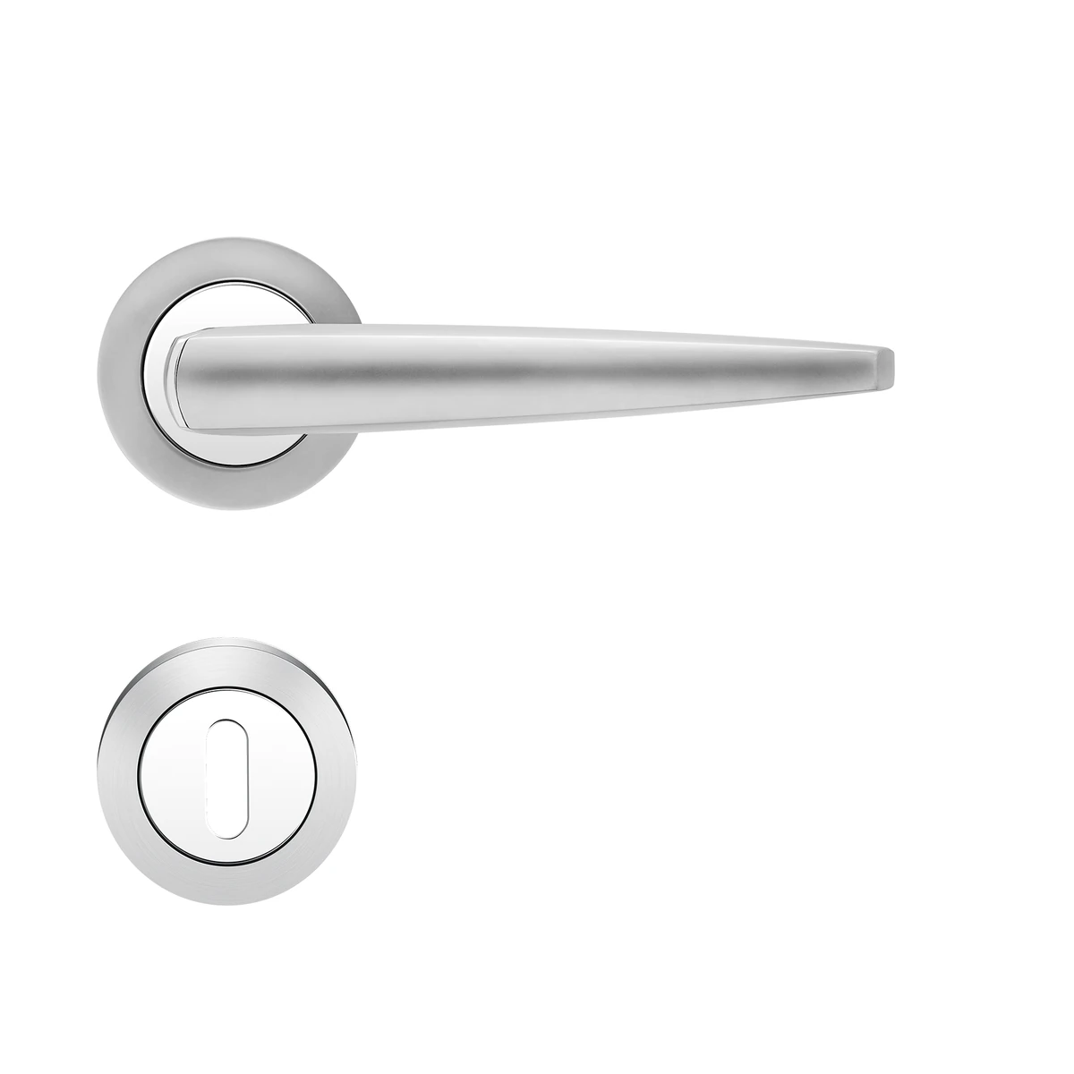 [R230 BB0 56] Karcher Drückergarnitur "Denver" R230 (Buntbart)