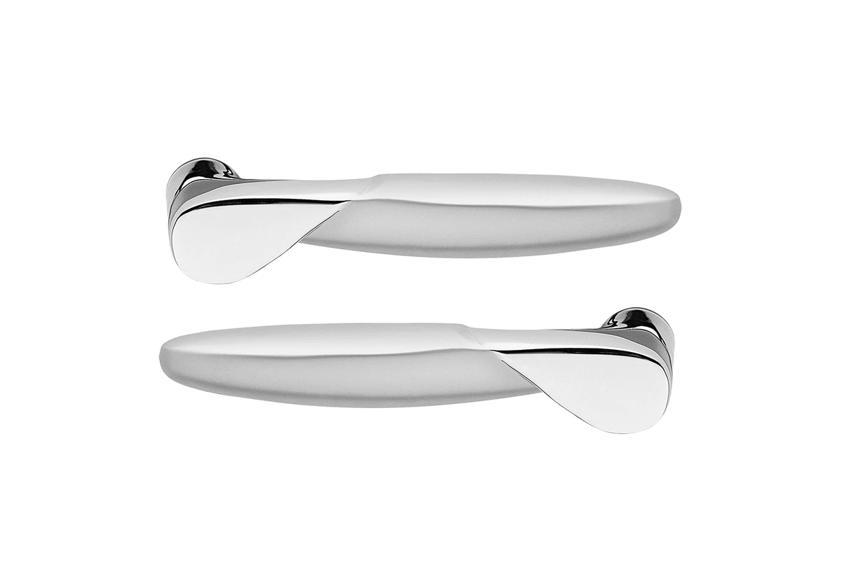 [R42 0DS 56] Karcher Drückergarnitur "Orlando" R42 (Griffpaar (ohne Rosette))