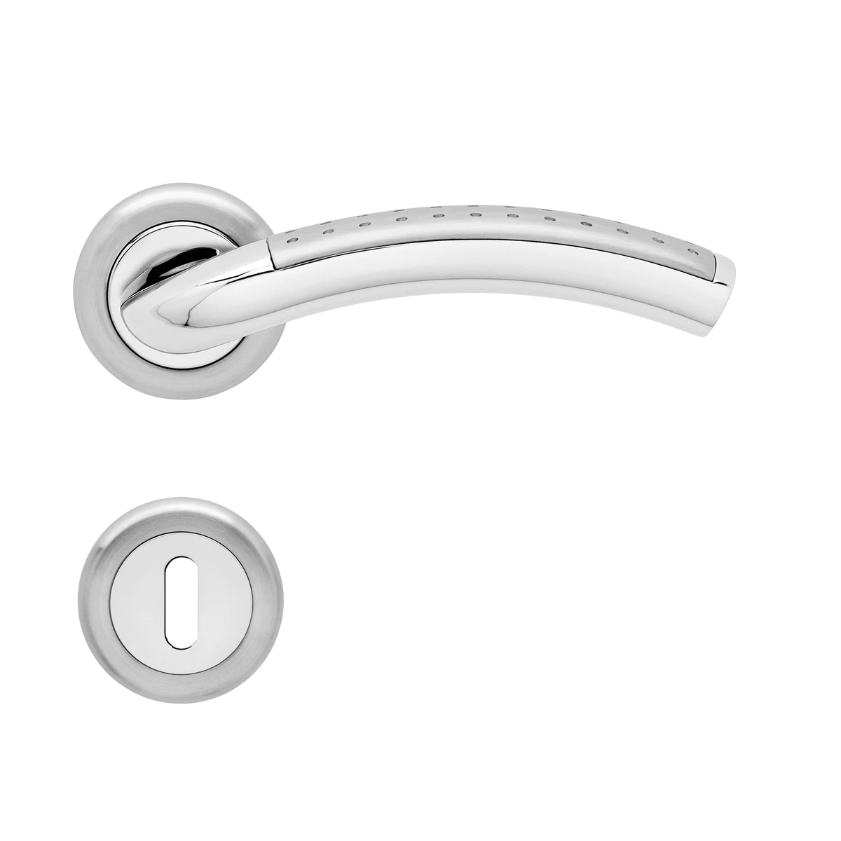 [R40 BB0 65] Karcher Drückergarnitur "Phoenix" R40 (Buntbart)