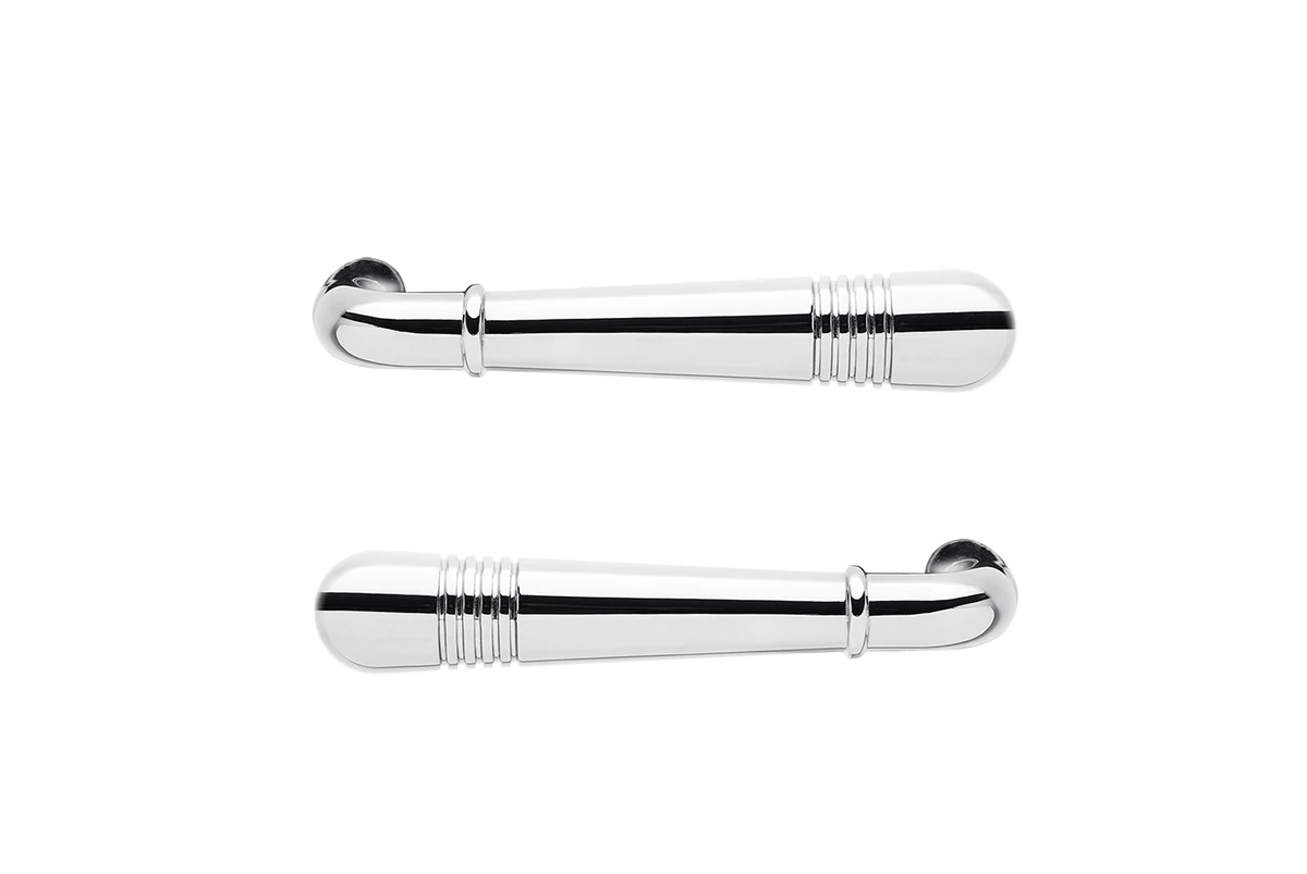 [R270 0DS 50] Karcher Drückergarnitur "Montmartre" R270 (Chrom, Griffpaar (ohne Rosette))