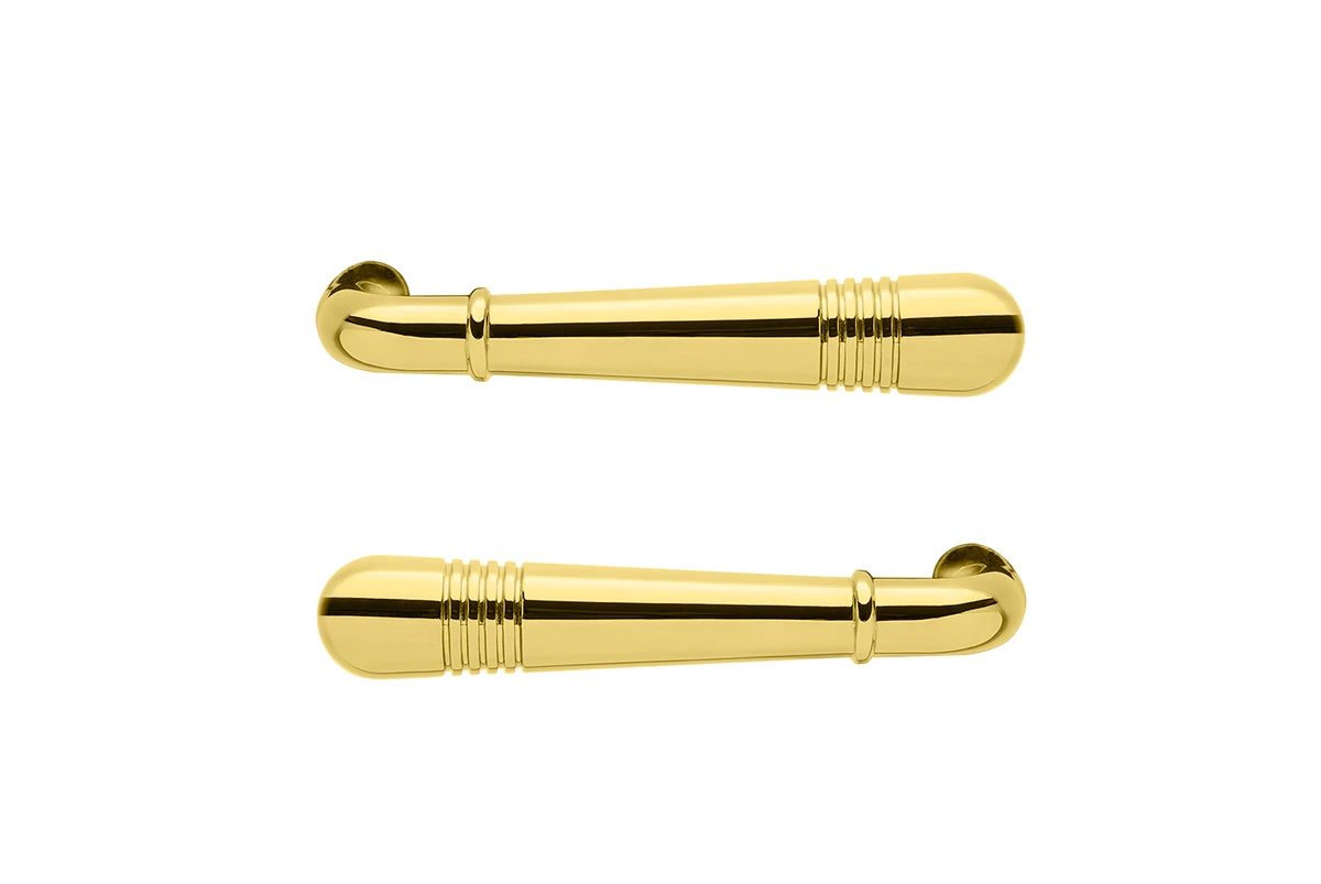 [R270 0DS 78] Karcher Drückergarnitur "Montmartre" R270 (Zirkonium poliert, Griffpaar (ohne Rosette))