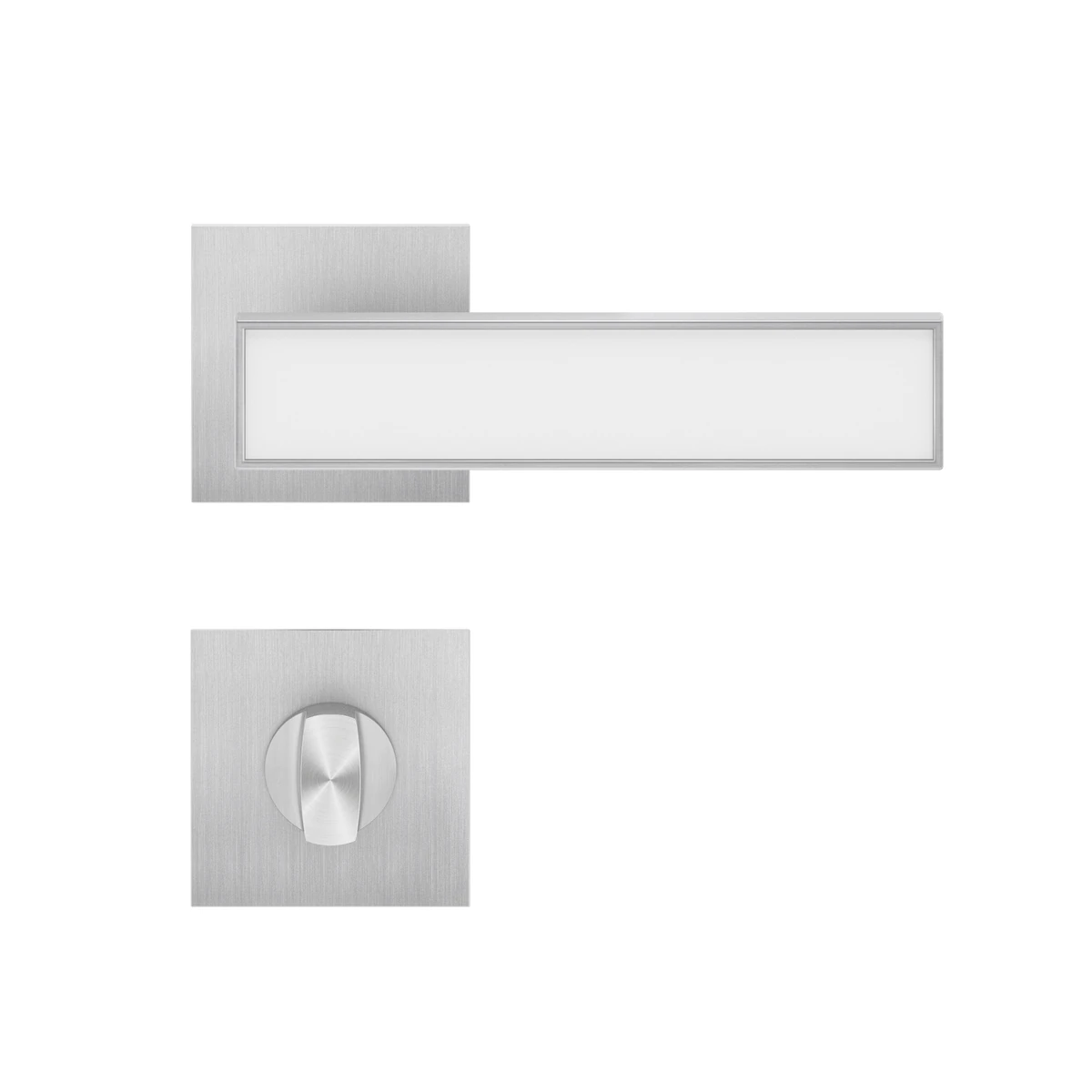 [EPL53QY BAD 60] Karcher Drückergarnitur "Torino" EPL53QY (Nickelmatt, Bad/WC)