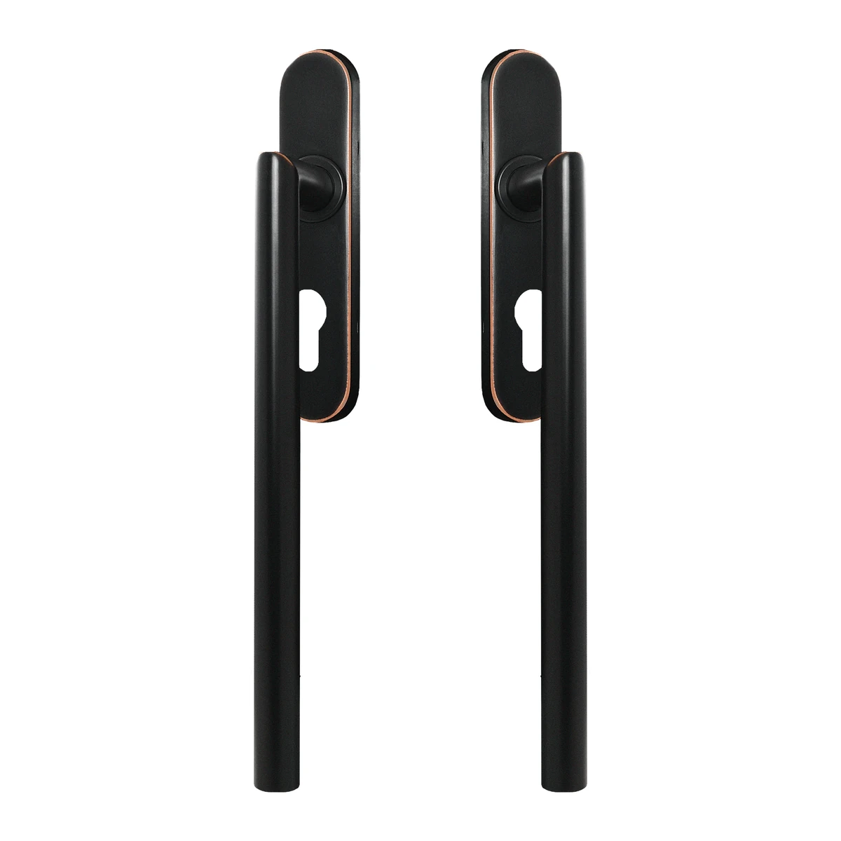 Karcher Hebeschiebetürgriff "Rhodos" - Oberfläche: Antik Bronzeoptik, Ausführung: Set Doppeltür
