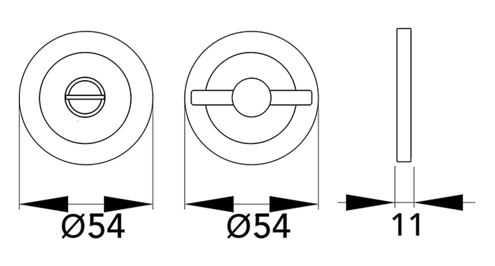 Technische Zeichnung [EZ170 BAD 73] Karcher Slim-Style-Rosette EZ170 (Bad/WC)
