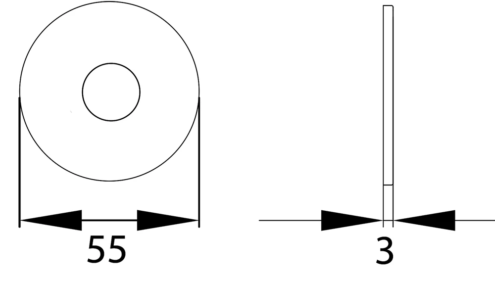 Technische Zeichnung [EZ180 DR 83] Karcher Plan-Design-Rosette EZ180 (Kosmos Schwarz, Drücker)