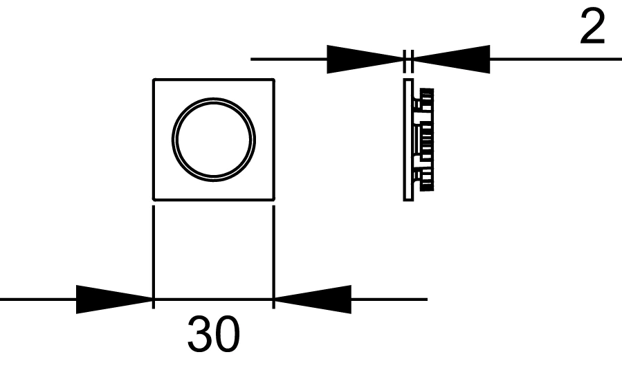 Technische Zeichnung [EZ140Q DR 83] Karcher Minirosette EZ140Q (Kosmos Schwarz, Drücker)