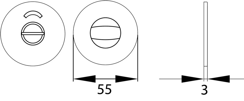 Technische Zeichnung [EZ181 BAD 71] Karcher Plan-Design-Rosette EZ181
