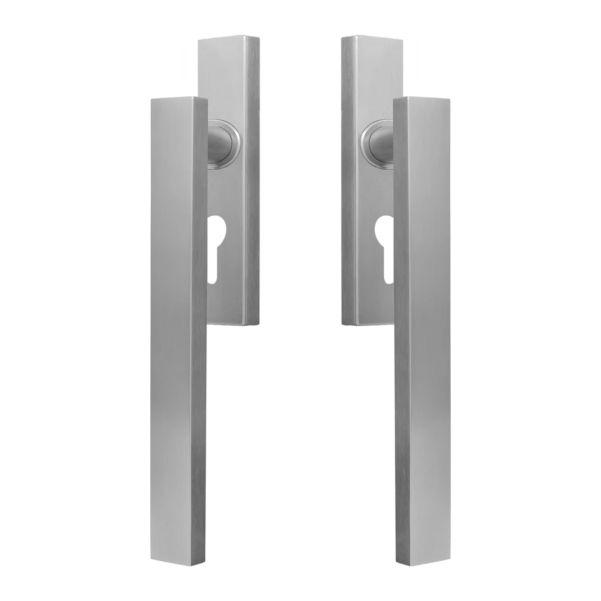 [EHSSET52Q DD 71] Karcher Hebeschiebetürgriff "Milano" (Edelstahl matt, Set Doppeltür)