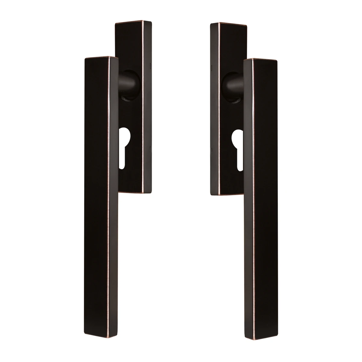 [EHSSET52Q DD 81] Karcher Hebeschiebetürgriff "Milano" (Antik Bronzeoptik, Set Doppeltür)